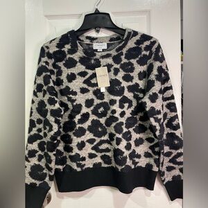 Carmen Marc Valvo- sweater- animal print